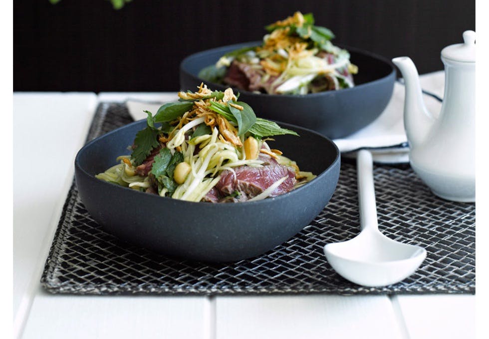 Thailandsk biffsalat